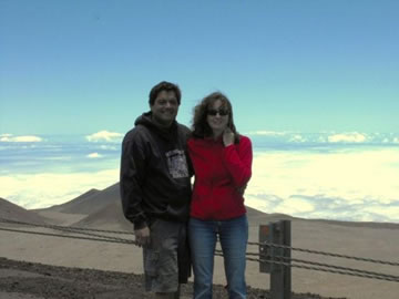 Daniel and Susi (on Mauna Kea)
