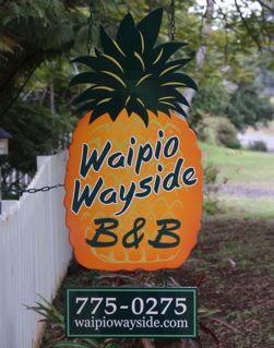 Waipio Wayside sign